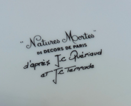 Dinner plates Game Decors de Paris Nature Mortes Les Gibiers