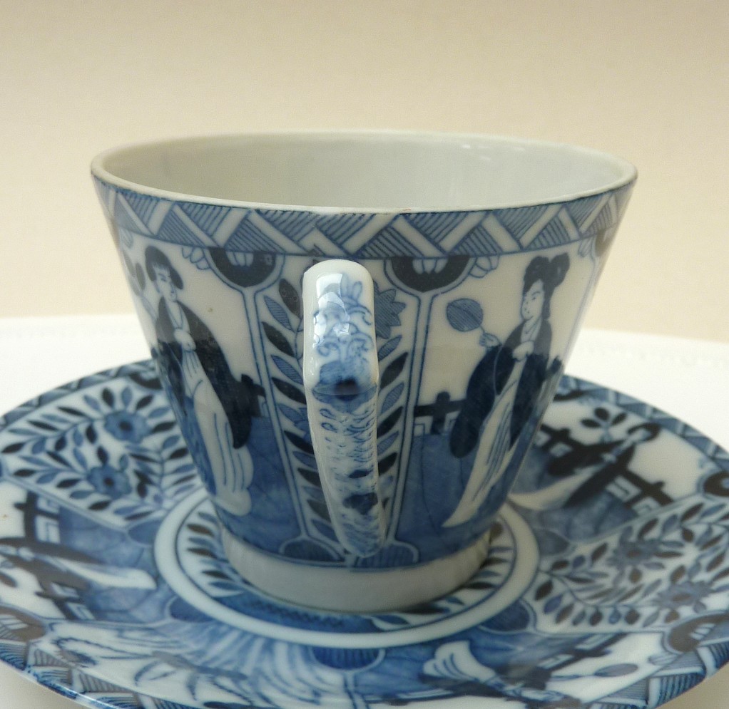 Long Eliza cup with saucer