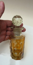 Art Deco Marigold Carnival Glass parfumfles