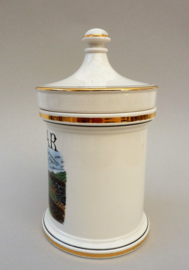 Portmeirion vintage pottery apothecary canister for sugar