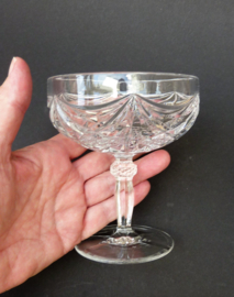 Nachtmann Eduard crystal champagne coupe glasses