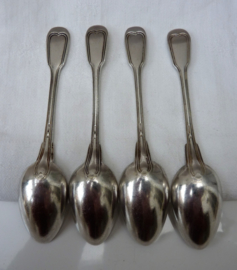 Christofle Chinon antique silver plated coffee dessert spoons