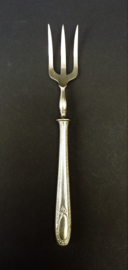 Victorian silver plated bread fork