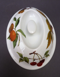 Royal Worcester Evesham M aspergeschaal met deksel