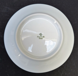 Scherzer Bavaria porcelain straight cup with saucer with Vine decoration