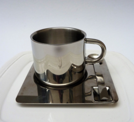 Stainless steel coffee cups