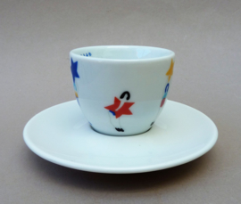 Illy Art Collection 1999 Marco Lodola Tazzine Ballerine espresso kop en schotel  nr 5