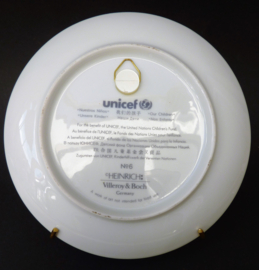 Villeroy Boch Heinrich Unicef Our Children wandbordje nr 6