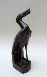 Art Deco Balinees houtsnijwerk vogel