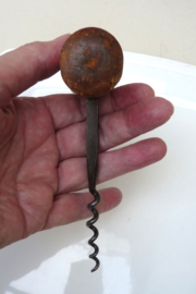 Antique Codd bottle opener and direct pull corkscrew