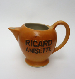 Ricard Anisette salt glazed earthenware pitcher