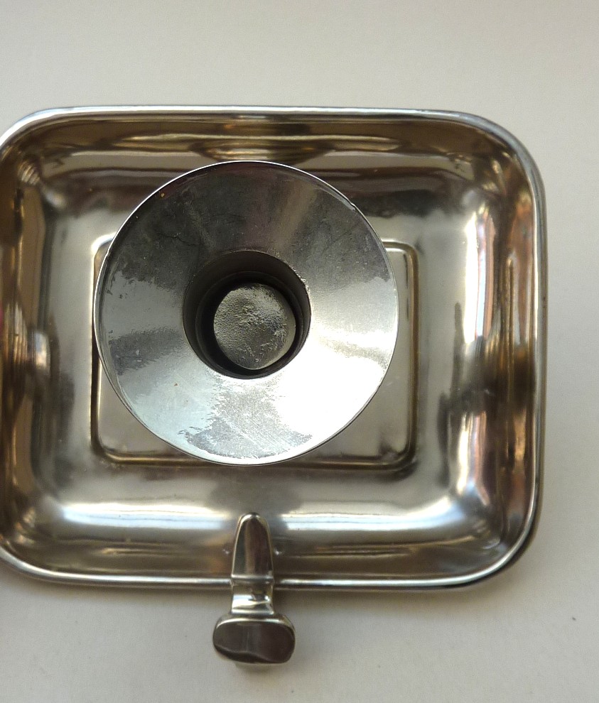 Vintage verstelbare hotelzilveren blaker