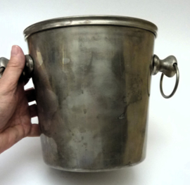 Art Deco aluminium wine bucket
