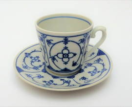 Winterling Blue Saks coffee cup with saucer