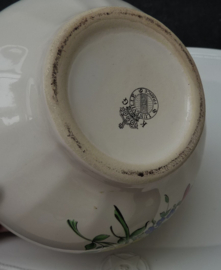 K & G Luneville Old Strasbourg faience theepot 19e eeuw