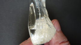 Mats Jonasson kristallen sculptuurtje met Fuut