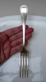 Wellner Augsburger Faden silver plated dinner fork
