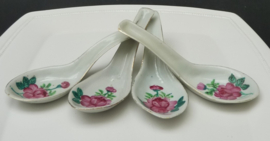Antique Chinese porcelain spoons Blossom