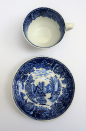 Arabia Landscape Blue cup with saucer