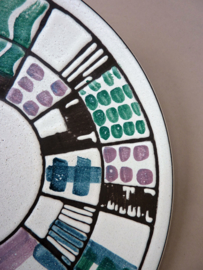 Potterie De Groene Kan Mid Century pottery schaal