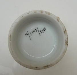 German porcelain Silhouette cabinet cup early 19th century
