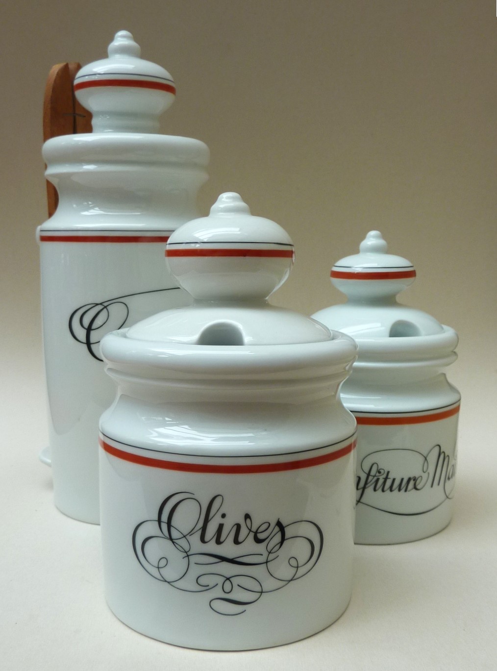 Porcelaine d'Auteuil Bistrot olijvenpot Olives