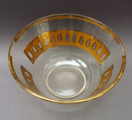 Culver Antigua 22 carat gold plated punch bowl