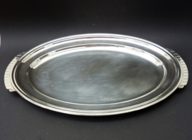 Dutch Gero Art Deco silver plated tray 1926