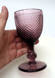Ivima Vista Alegre wijnglas Bicos Diamond Point Purple