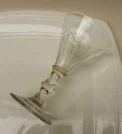 Leerdam paraplu glas Spitse dubbele platte knoop rond 1900