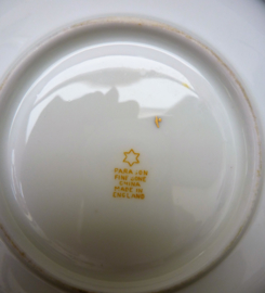 Early Paragon early star mark tea cup with saucer