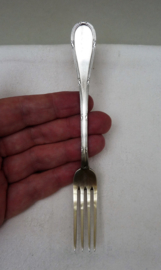 Bruckmann und Sohne Kreuzband silver plated dessert forks