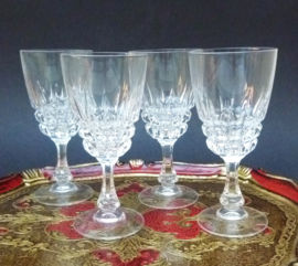 Cristal d'Arques Durand kristallen wijnglazen Pompadour