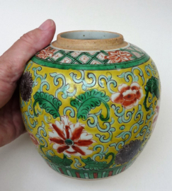Chinese Bao Siangh Hua ginger jar 19th century