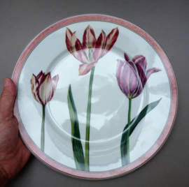 Laure Japy Limoges Tulipes dinner plate