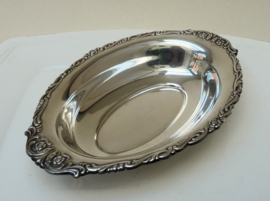 Verzilverd bonbonschaaltje Biedermeier stijl