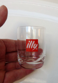 Illy logo waterglaasje