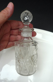 Val Saint Lambert Luxval transparant Art Deco perfume bottle