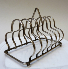 Silver plated toast rack