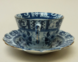 Blauw witte Haan theekoppen
