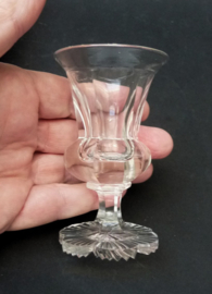 Biedermeier dram glass