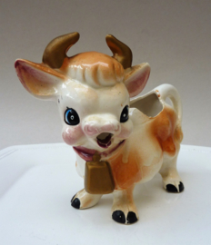 Japans Mid Century Happy Cow melkkannetje