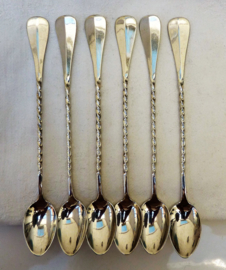 Orfevrerie Miele Brussel silver plated set cocktail spoons and forks