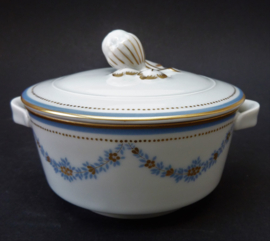 Langenthal Suisse Mid Century bone china sugar bowl in neo classical style