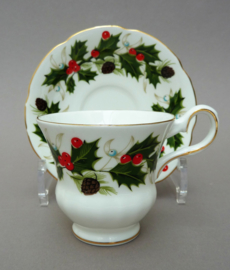 Royal Grafton Noel bone china christmas cup with saucer