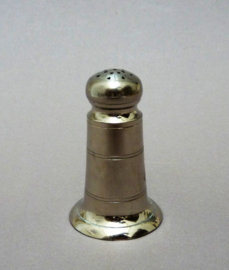 Antique nickel silver salt shaker