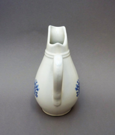 White water pitcher with blue decoration
