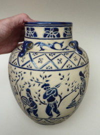 Bien Hoa pottery vase Vietnam Indochina 1930