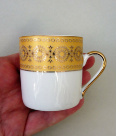 Yemeshige Japan 24 carat gold plated porcelain demitasse espresso cup
