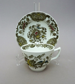 Ridgway Windsor multicolour green cup with saucer